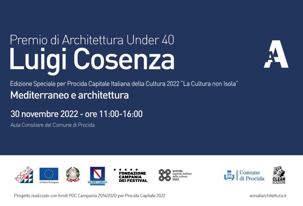 Premio di architettura under 40 Luigi Cosenza – Programma 30.11.2022