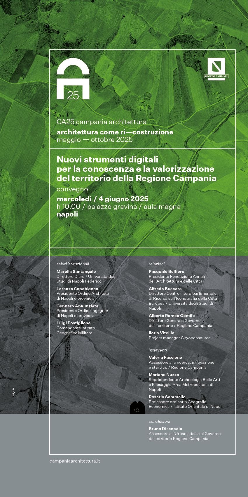 Nuovi strumenti digitali per la conoscenza e valorizzazione del territorio campano – Presentazione a palazzo gravina